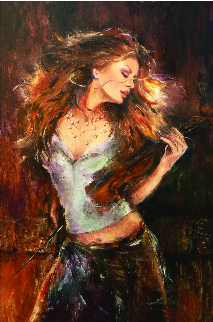 Liana Gor - Music Touch 36x24 - Oil on Canvas